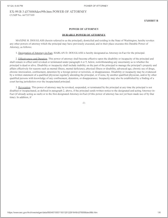 General Power of Attorney Agreement Template 3