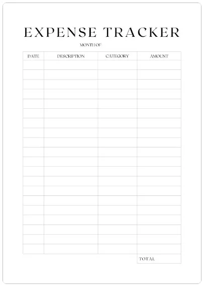 Home Running Expense Budget Template 04