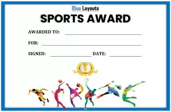 Sports Certificate Templates 2